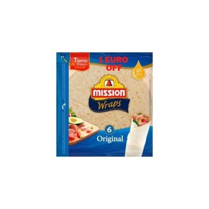 Picture of MISSION F&S WRAPS ORIGINAL 1EURO OFF 370GR